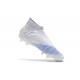 Zapatillas de Fútbol adidas Predator 19+ FG Blanco Azul