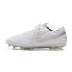 Zapatos de Fútbol Nike Tiempo Legend 8 Elite FG Blanco Platino Gris