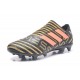 Botas de fútbol para Hombre Adidas Nemeziz 17+ 360 Agility FG Negro Rojo Dorado