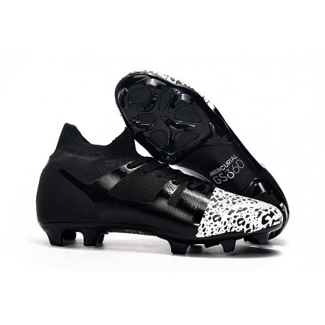 Nike Mercurial GS 360 Zapatos de Futbol - Negro Blanco