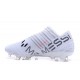 Zapatos de fútbol Baratas Adidas Nemeziz 17+ 360 Agility FG Blanco Naranja Gris