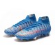 Nike Mercurial Superfly VII Elite FG Zapatos Azul Rojo