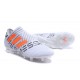 Zapatos de fútbol Baratas Adidas Nemeziz 17+ 360 Agility FG Blanco Naranja Gris