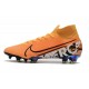 Nike Mercurial Superfly VII Elite FG Zapatos Naranja Blanco