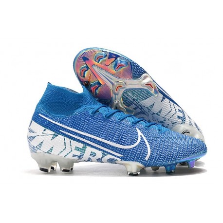 Nike Mercurial Superfly VII Elite FG Zapatos New Lights Azul