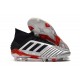 Botas de fútbol Baratas adidas Predator 19.1 FG Plata Negro