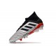 Botas de fútbol Baratas adidas Predator 19.1 FG Plata Negro
