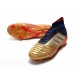 Botas de fútbol adidas Predator 19.1 FG Oro Plata