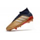 Botas de fútbol adidas Predator 19.1 FG Oro Plata
