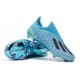 Zapatos de Fútbol adidas X 19+ FG Cian Brillante Negro