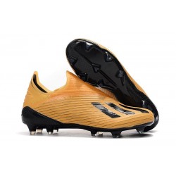 Zapatos de Fútbol adidas X 19+ FG Naranja Negro