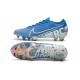 Botas de fútbol Nike Mercurial Vapor 13 Elite FG Azul Blanco