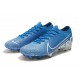Botas de fútbol Nike Mercurial Vapor 13 Elite FG Azul Blanco
