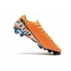 Botas de fútbol Nike Mercurial Vapor 13 Elite FG Naranja Blanco