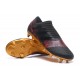 Zapatos de fútbol Adidas Nemeziz 17+ 360 Agility FG Negro Oro Rojo