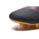 Zapatos de fútbol Adidas Nemeziz 17+ 360 Agility FG Negro Oro Rojo
