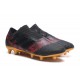 Zapatos de fútbol Adidas Nemeziz 17+ 360 Agility FG Negro Oro Rojo