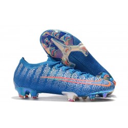 Botas de fútbol Nike Mercurial Vapor 13 Elite FG Azul Rojo