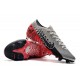 Botas de fútbol Nike Mercurial Vapor 13 Elite FG NJR Platino Negro Rojo