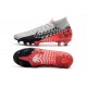 Nike Mercurial Superfly VII Elite FG Zapatos Neymar Cromado Negro Rojo Platino