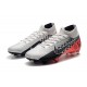 Nike Mercurial Superfly VII Elite FG Zapatos Neymar Cromado Negro Rojo Platino