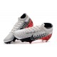 Nike Mercurial Superfly VII Elite FG Zapatos Neymar Cromado Negro Rojo Platino
