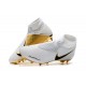 Zapatillas de fútbol Baratas Nike Phantom Vision Elite DF FG Oro Blanco