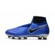 Botas de fútbol Nike Phantom VSN Elite DF FG Azul Negro Plateado Volt