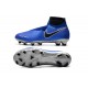 Botas de fútbol Nike Phantom VSN Elite DF FG Azul Negro Plateado Volt