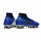 Botas de fútbol Nike Phantom VSN Elite DF FG Azul Negro Plateado Volt