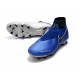 Botas de fútbol Nike Phantom VSN Elite DF FG Azul Negro Plateado Volt