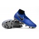 Botas de fútbol Nike Phantom VSN Elite DF FG Azul Negro Plateado Volt