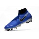 Botas de fútbol Nike Phantom VSN Elite DF FG Azul Negro Plateado Volt