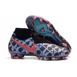 Zapatillas de fútbol Baratas Nike Phantom Vision Elite DF FG Azul Negro Rojo
