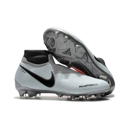 Botas de fútbol Nike Phantom VSN Elite DF FG Gris Rojo