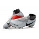 Botas de fútbol Nike Phantom VSN Elite DF FG Gris Rojo
