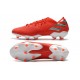 Bota Nuevo adidas Nemeziz 19.1 FG Rojo Plata