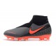 Nike Phantom Vision Elite DF FG Zapatos de Fútbol Negro Rojo