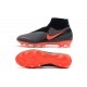Nike Phantom Vision Elite DF FG Zapatos de Fútbol Negro Rojo