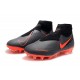 Nike Phantom Vision Elite DF FG Zapatos de Fútbol Negro Rojo