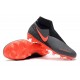 Nike Phantom Vision Elite DF FG Zapatos de Fútbol Negro Rojo