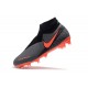 Nike Phantom Vision Elite DF FG Zapatos de Fútbol Negro Rojo
