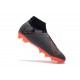 Nike Phantom Vision Elite DF FG Zapatos de Fútbol Negro Rojo