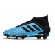 adidas Predator 19+ FG Zapatos de Futbol Azul Negro
