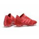 Nuevo Botas de fútbol Adidas Nemeziz Messi 17.1 FG Rojo Rosa