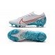 Botas de fútbol Nike Mercurial Vapor 13 Elite FG Blanco Azul