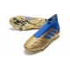 adidas Predator 19+ FG Zapatos de Futbol Oro Azul