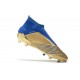 adidas Predator 19+ FG Zapatos de Futbol Oro Azul