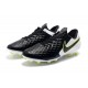 Zapatos de Fútbol Nike Tiempo Legend 8 Elite FG Negro Blanco Voltio