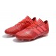 Nuevo Botas de fútbol Adidas Nemeziz Messi 17.1 FG Rojo Rosa